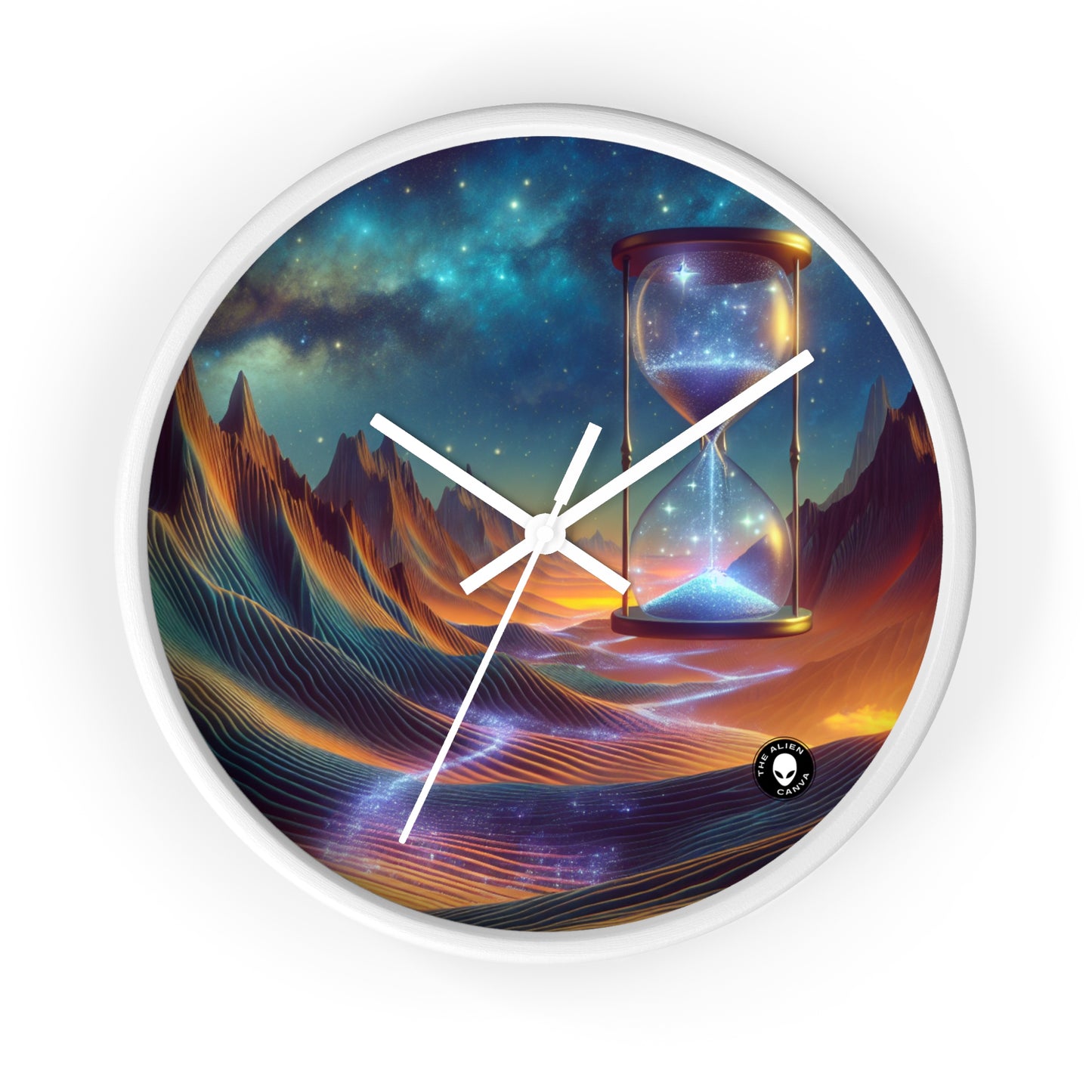 "Starry Sands of Time" - The Alien Wall Clock