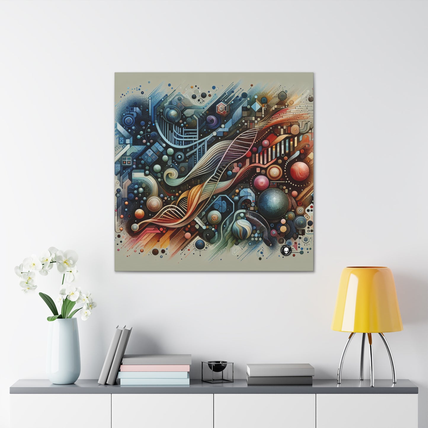 "Bio-Futurism: Butterfly Wing Inspired Art" - The Alien Canva Bio Art