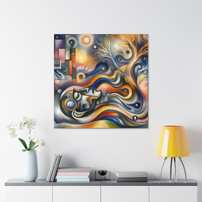 "Everyday Enchantment: A Surreal World in Motion" - The Alien Canva Surrealist Automatism