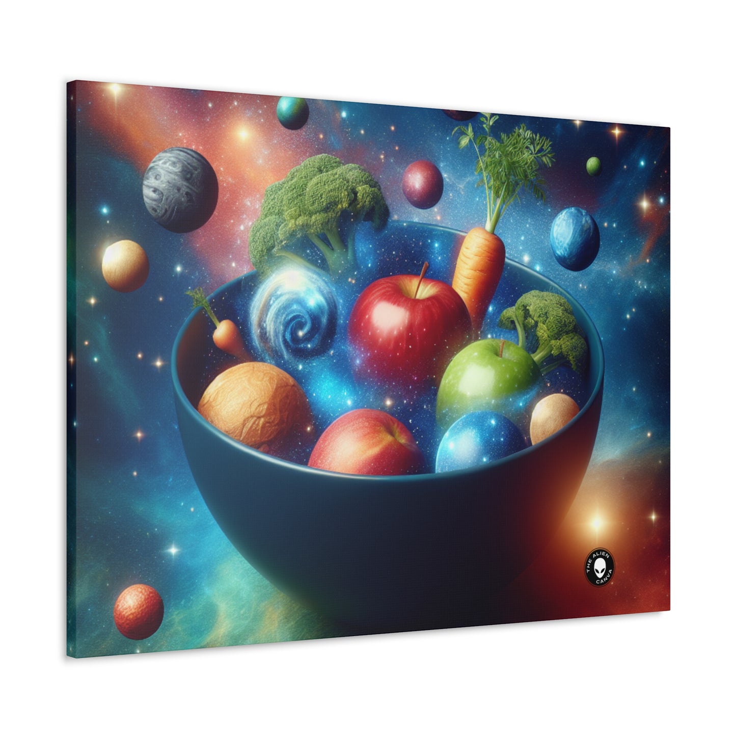 "Salade de fruits galactiques" - The Alien Canva