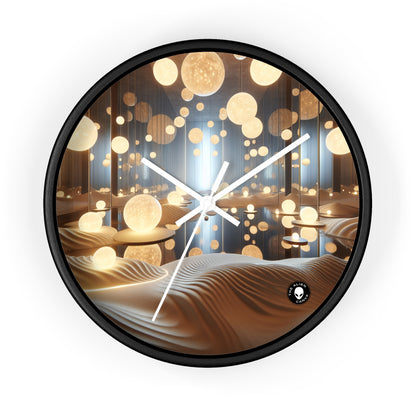 "Temporal Reflections: An Interactive Art Installation on Time and Memory" - The Alien Wall Clock Installation Art