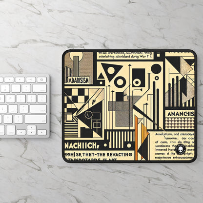 "Dadaist Dreamscape: A Surreal Digital Collage Ensemble" - The Alien Gaming Mouse Pad Dadaism