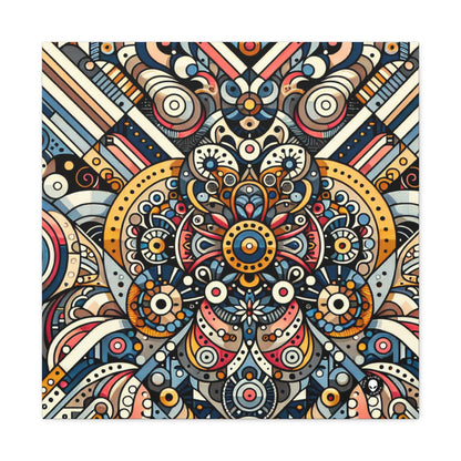 "Moroccan Mosaic Masterpiece" - The Alien Canva Pattern Art