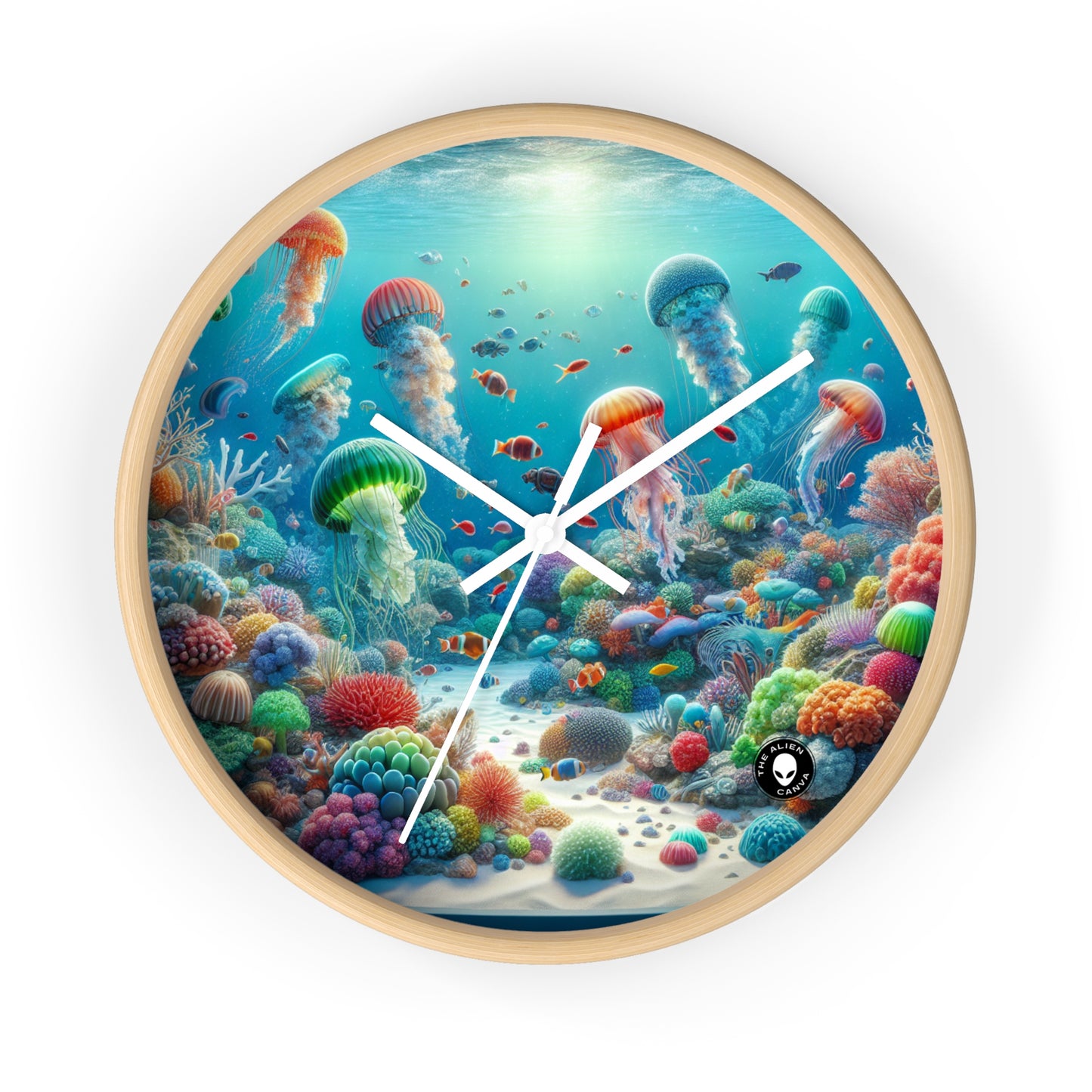 "Jellyfish Fantasy" - L'horloge murale extraterrestre