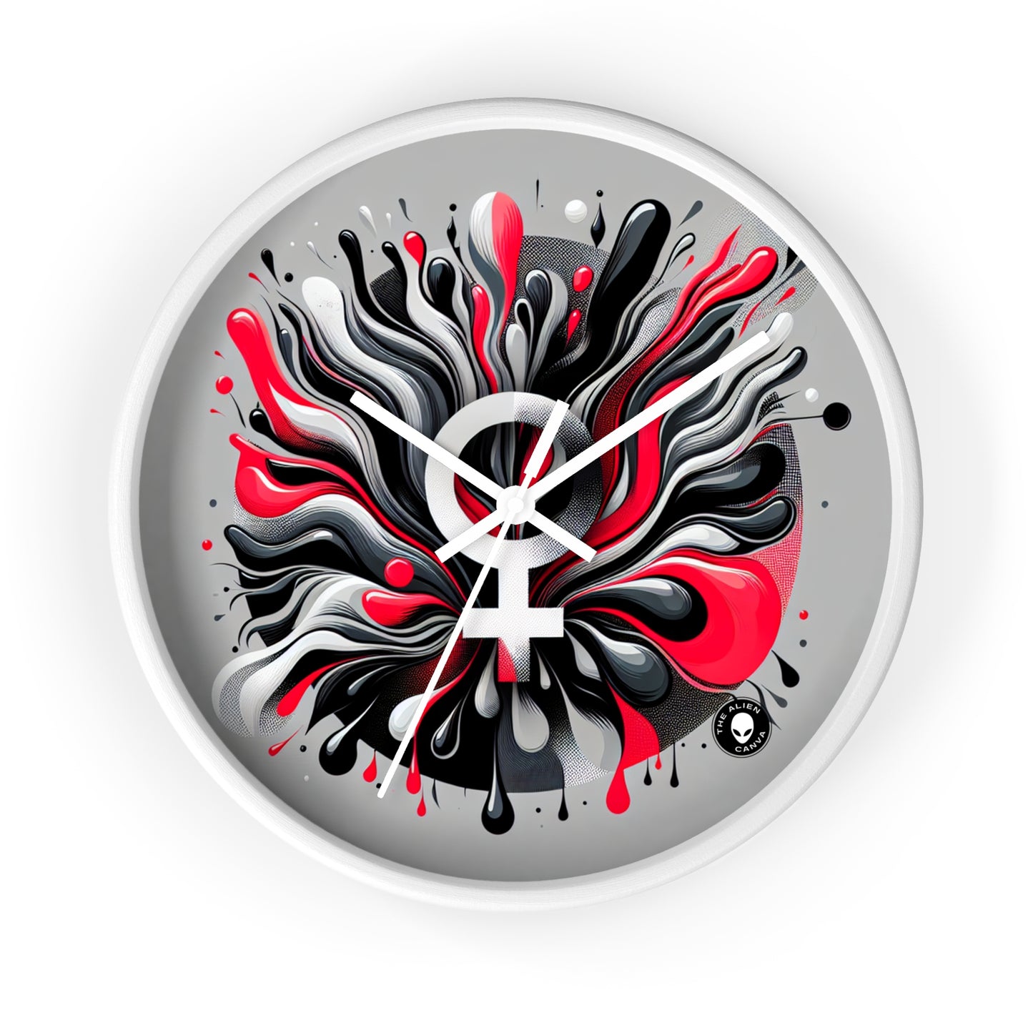 "Borders Broken: A Provocative Journey into Transgressive Art" - The Alien Wall Clock Transgressive Art