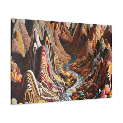 "Candyland: A Sweet Surrealistic Landscape" - The Alien Canva