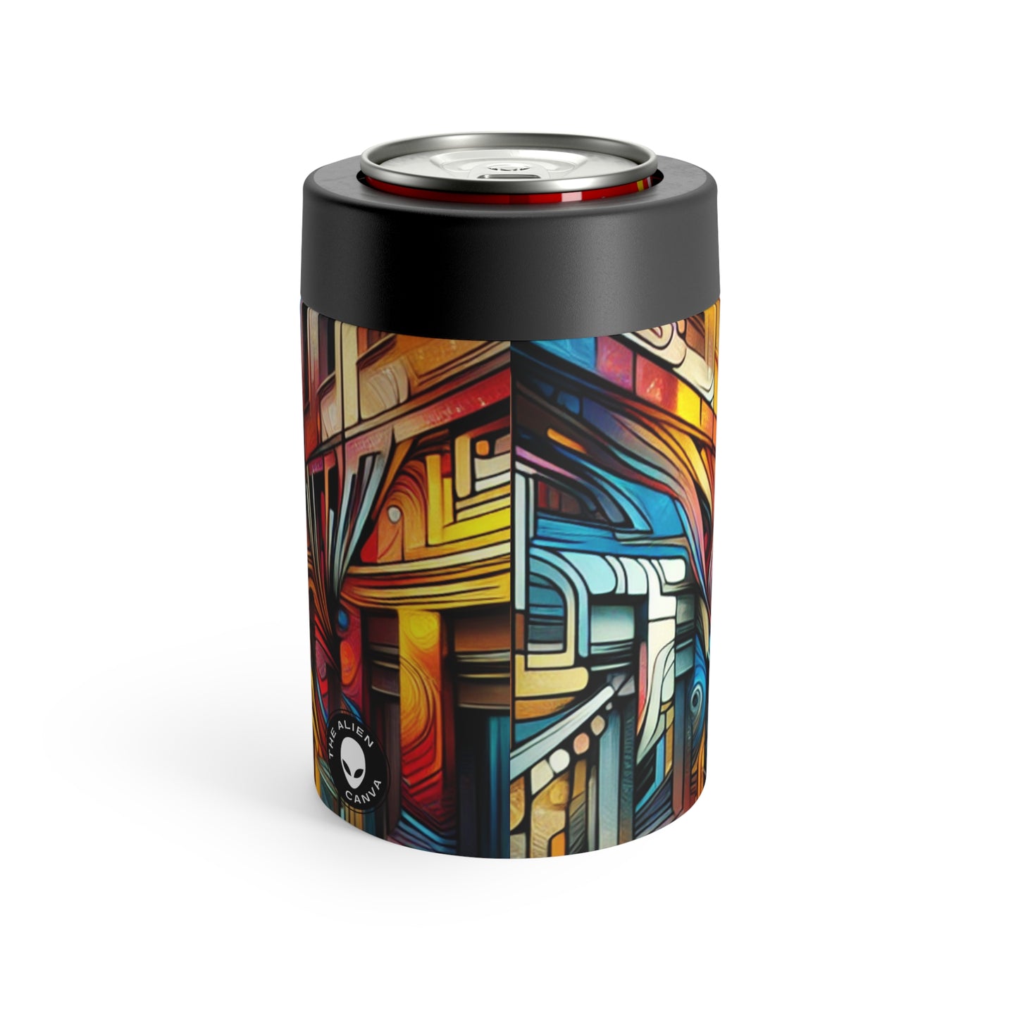 "Urban Ecosystem: A Graffiti Fusion" - The Alien Can Holder Graffiti Art