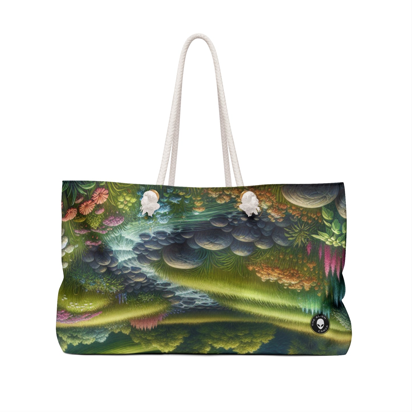 "Seasons in Serenity: Un viaje de arte ambiental" - The Alien Weekender Bag Arte ambiental