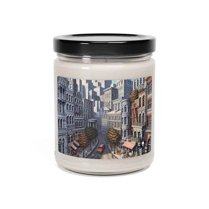 "Passage Enchanté : Transcender la Réalité" - Bougie de Soja Parfumée Alien 9oz Trompe-l'oeil