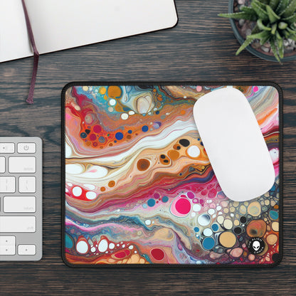 "Cosmic Colours: Creating a Mesmerizing Acrylic Pour Inspired by Celestial Nebulas" - The Alien Gaming Mouse Pad Acrylic Pouring