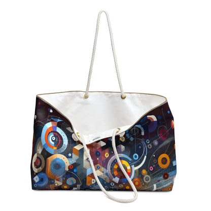 "A Geometric Moment In Time" - The Alien Weekender Bag Digital Art