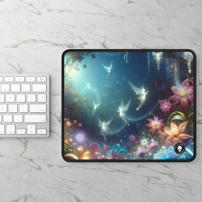 "Enchanted Moonlit Flower Forest" - The Alien Gaming Mouse Pad