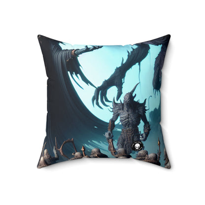 "The Battle for the One Ring" - The Alien Spun Polyester Square Pillow