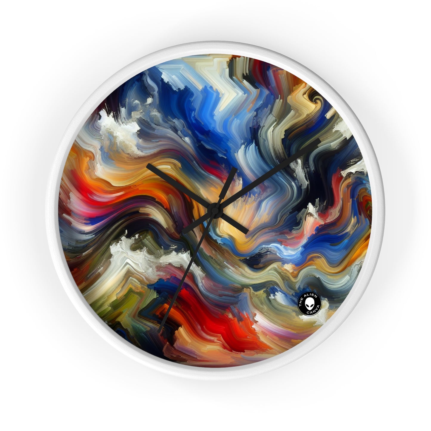 "Cacophony of Conflict" - The Alien Wall Clock Expressionism