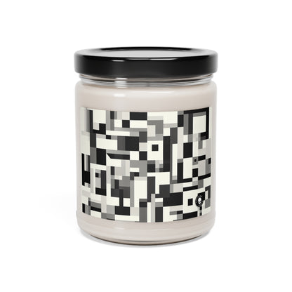 "Cityscape in Analytical Cubism" - The Alien Scented Soy Candle 9oz Analytical Cubism