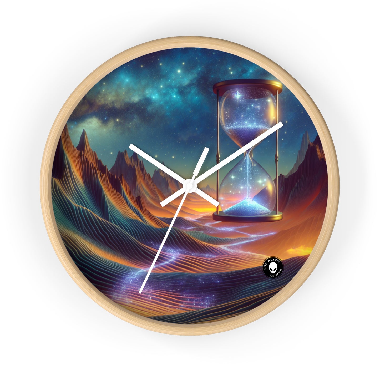 "Starry Sands of Time" - The Alien Wall Clock