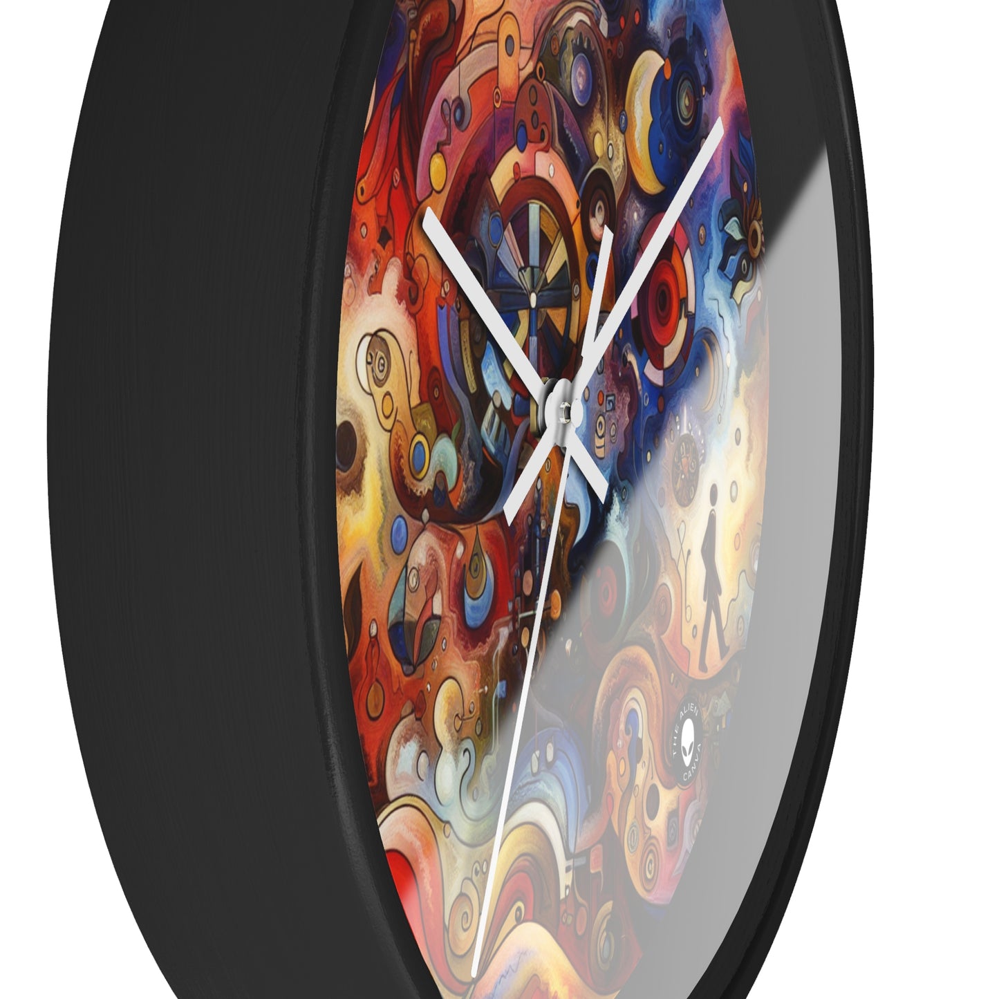 "Eternal Bloom and Fleeting Time" - Le symbolisme de l'horloge murale extraterrestre