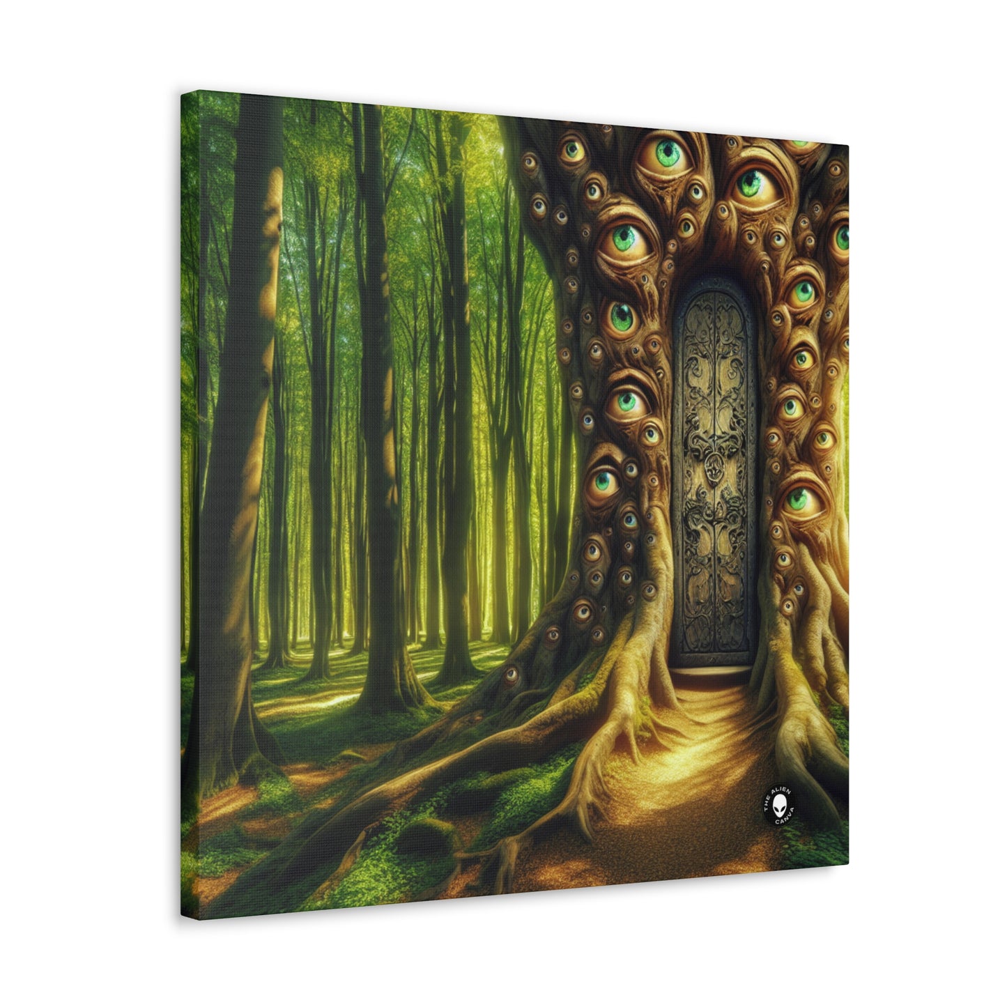 « La forêt vigilante : la porte enchantée » - The Alien Canva