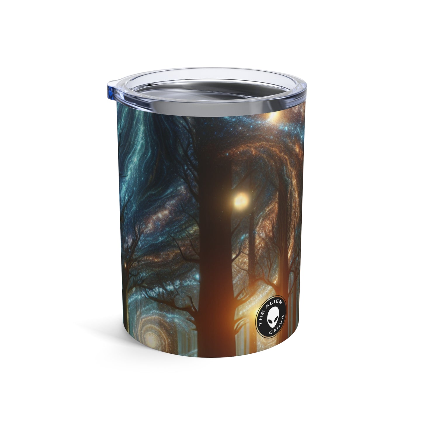 "Bois Galactiques : Un paysage onirique céleste" - Le Gobelet Alien 10oz