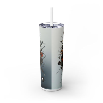 « Tapisserie de la nature : œuvre d'art d'assemblage » - The Alien Maars® Skinny Tumbler avec paille 20oz Assemblage Art