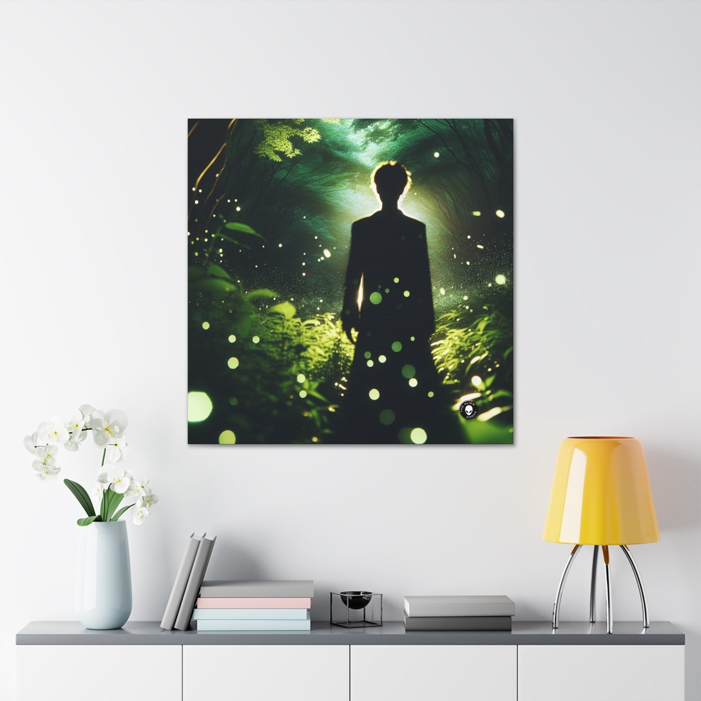 "Forêt de lucioles enchantées" - The Alien Canva