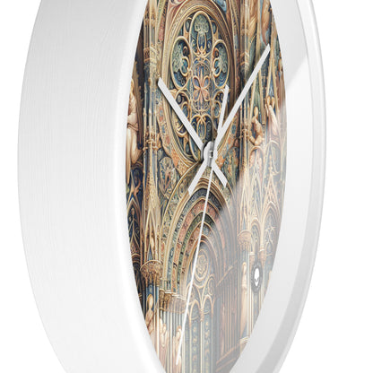 "Harmony of Angels: Celestial Serenade at Dusk" - The Alien Wall Clock International Gothic