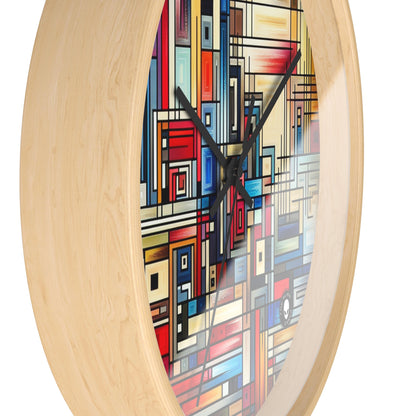 "Urban Symmetry: A Precisionist Perspective" - The Alien Wall Clock Precisionism