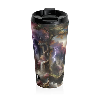 "Thunderstruck Forest" - The Alien Stainless Steel Travel Mug