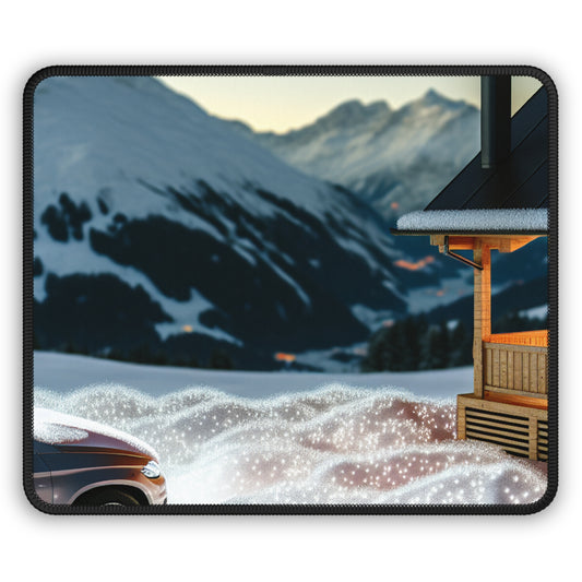 "Winter Hideaway" - The Alien Gaming Mouse Pad Photorealism Style