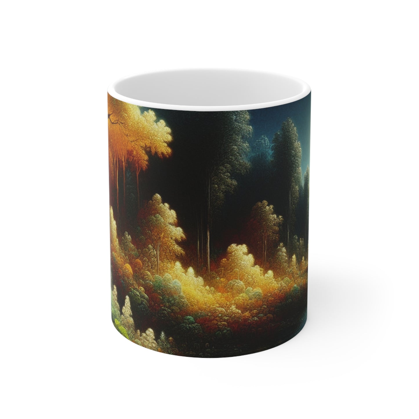 "Light and Dark in the Moonlight" - The Alien Ceramic Mug 11oz Post-Impressionism