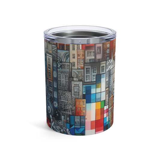 "Renacimiento repugnante: un levantamiento urbano vibrante" - The Alien Tumbler 10oz Street Art / Graffiti