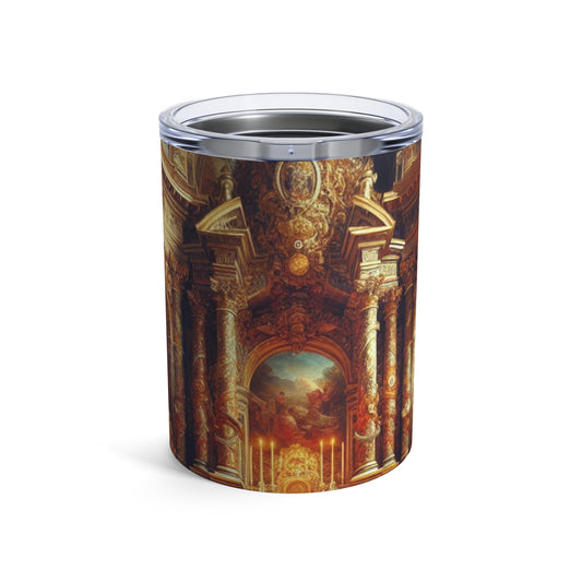 "Masquerade Majesty: Un salón de baile barroco real" - The Alien Tumbler 10oz Barroco