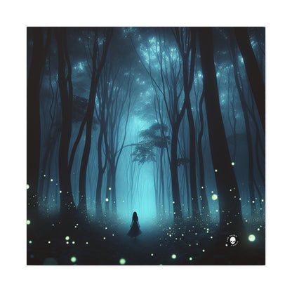 "Guided by Fireflies: A Forest's Secret Lightshow" - The Alien Canva