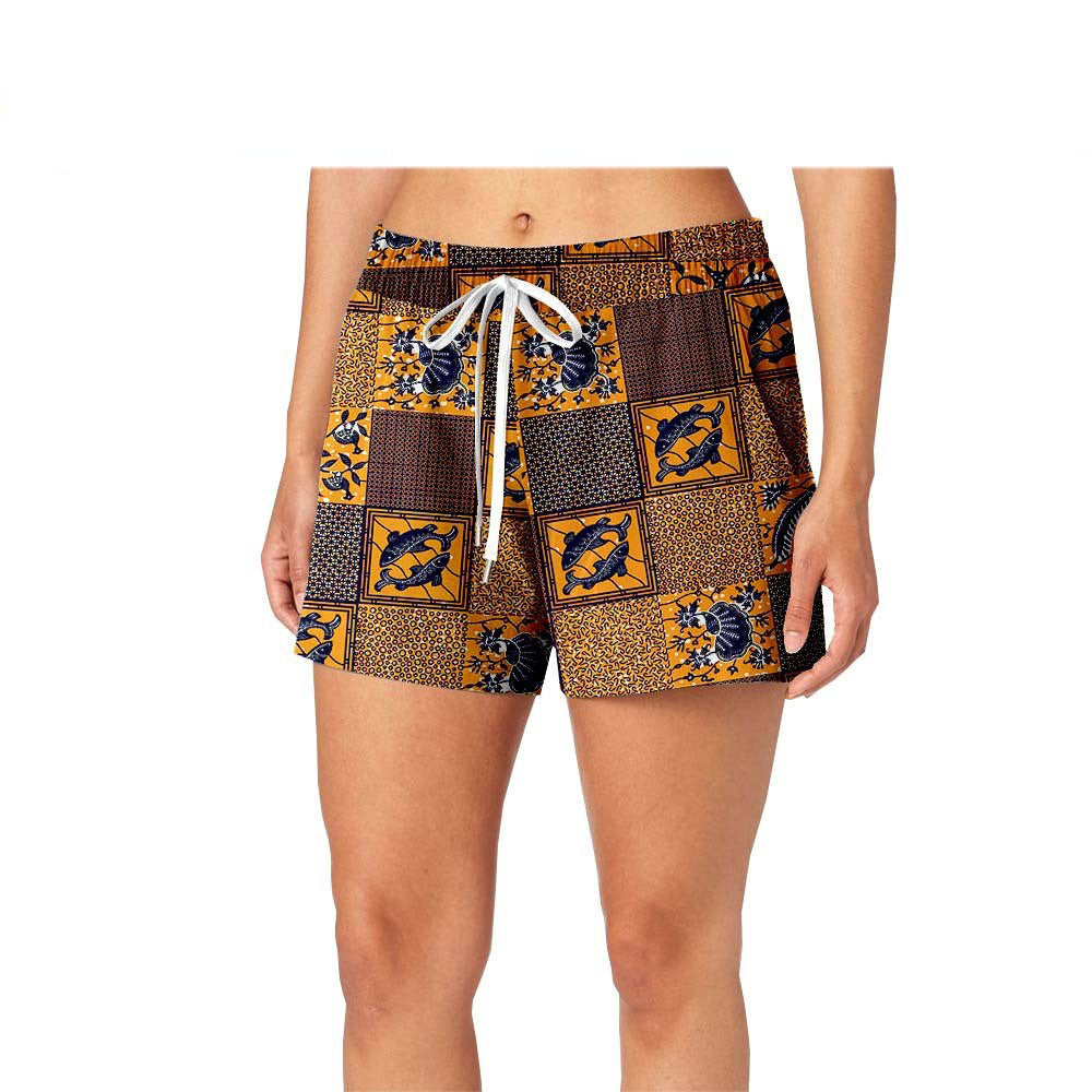 Shorts batik de algodón estampados