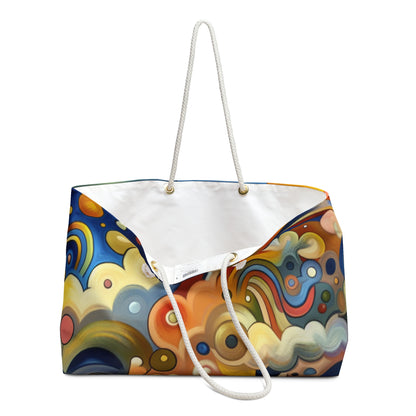 "Tiny Town in a Fishbowl" - The Alien Weekender Bag Naïve Surrealism