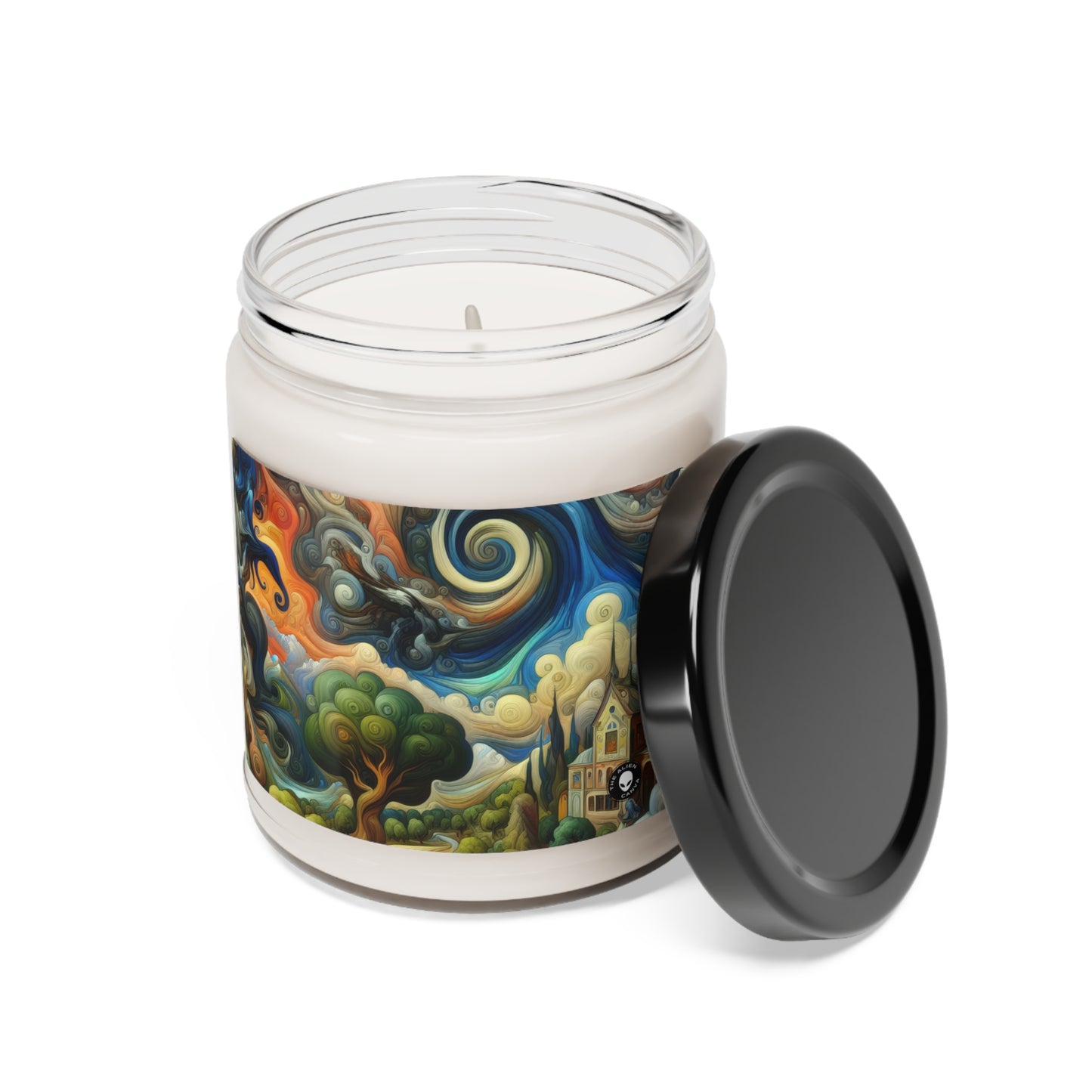 "Fusion of Aesthetics: Exploring Artistic Styles in Harmony" - The Alien Scented Soy Candle 9oz Stules