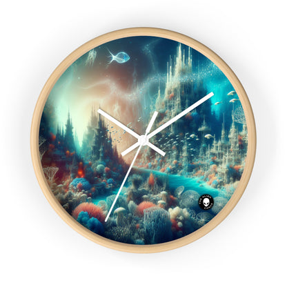 "Deep Sea Dreamscape" - The Alien Wall Clock