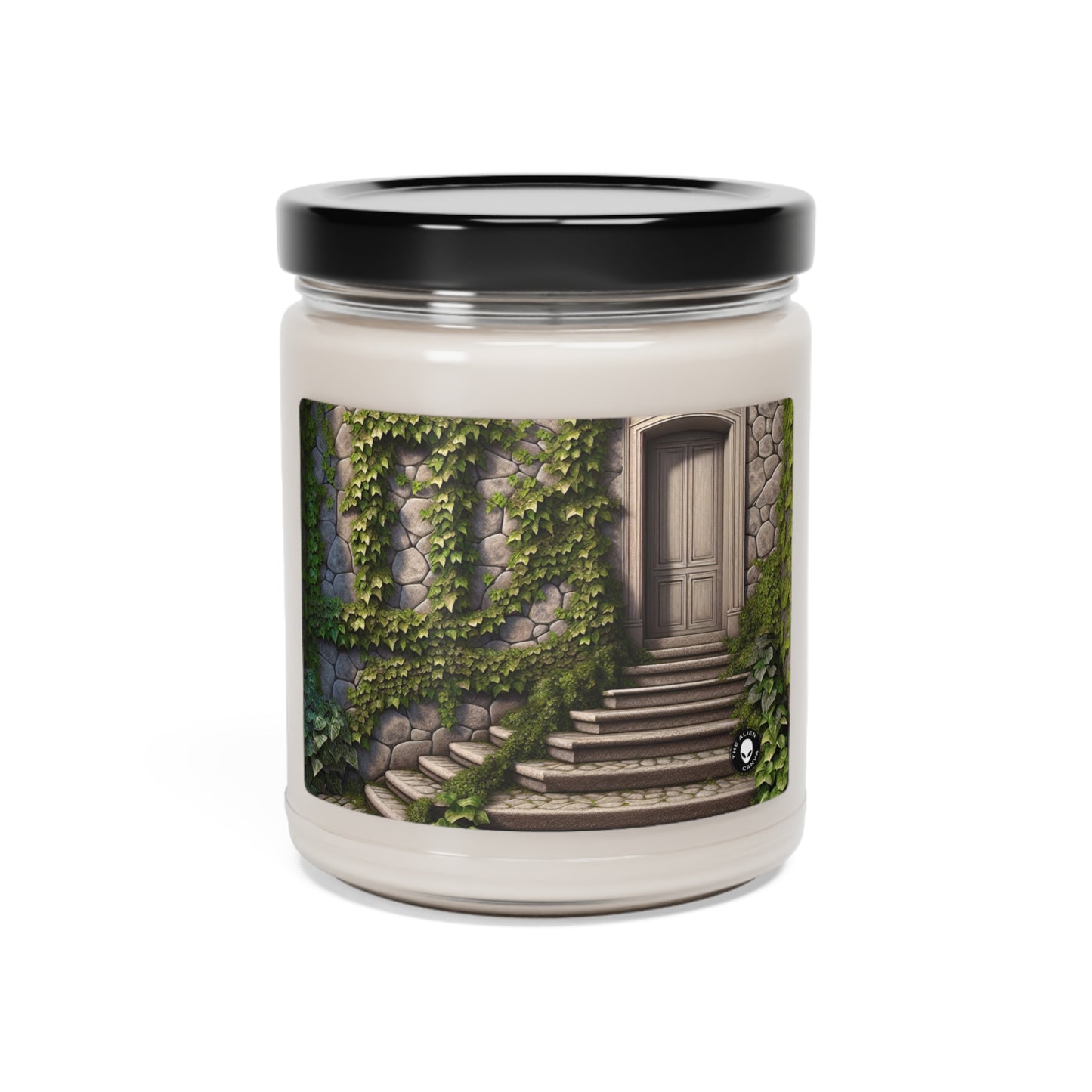 "Trompe-L'oeil Ivy Wall" - Bougie de Soja Parfumée Alien 9oz Trompe-l'oeil