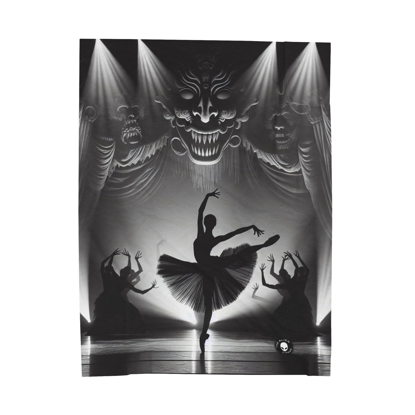 "Dance in the Spotlight". - The Alien Velveteen Plush Blanket