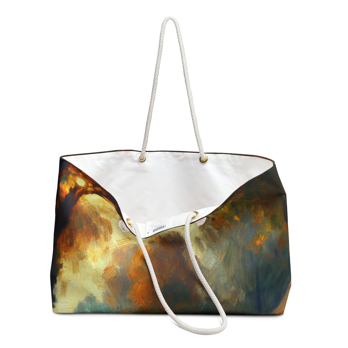 "Sunset Serenity: Pintura impresionista de jardín" - The Alien Weekender Bag Impresionismo