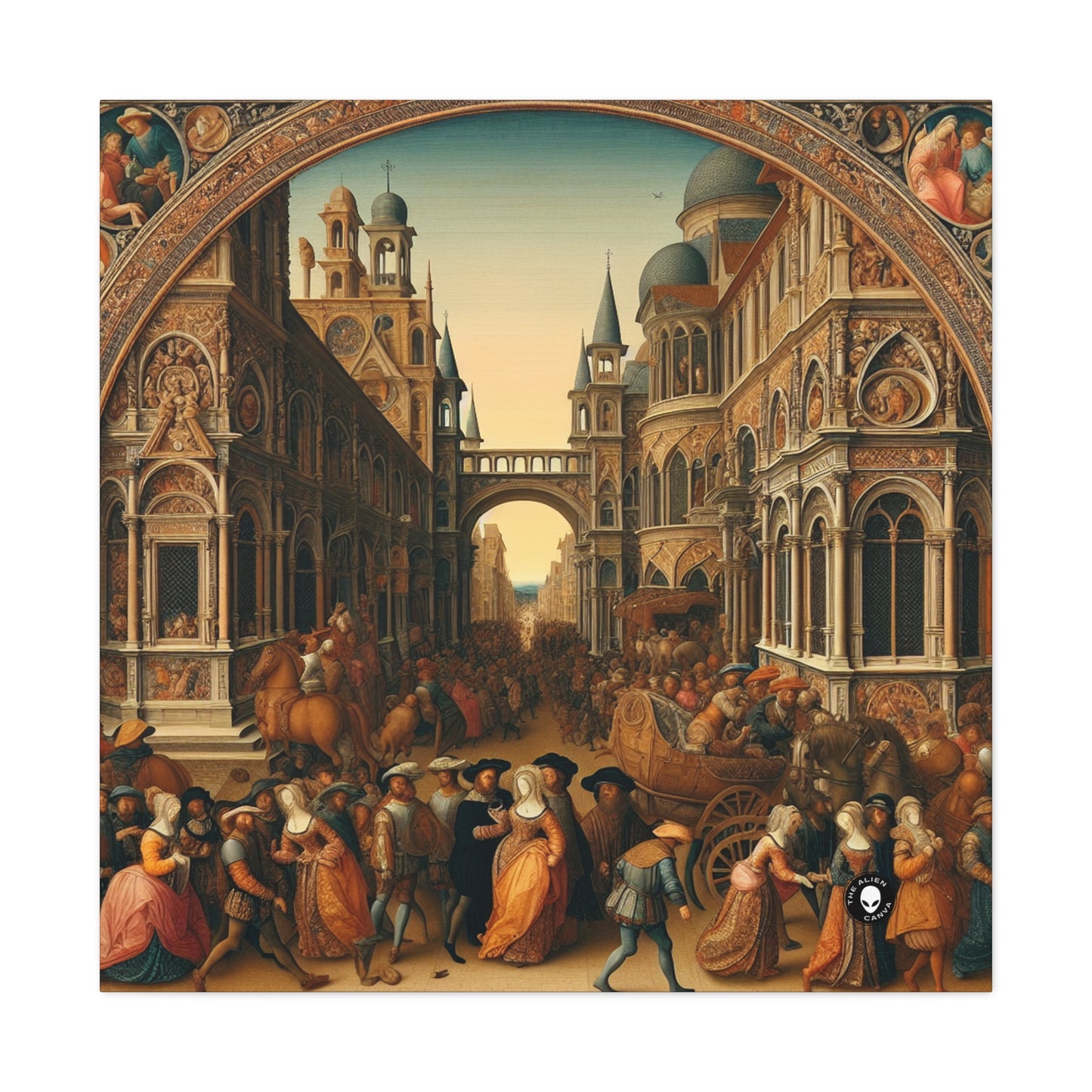 « L'unité dans l'opulence : un banquet des nations de la Renaissance » - The Alien Canva Renaissance