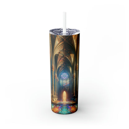 Ombres de la cathédrale gothique - The Alien Maars® Skinny Tumbler avec paille 20oz Art gothique