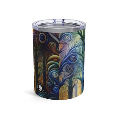 "Enchanted Rainbow Woods" - The Alien Tumbler 10oz