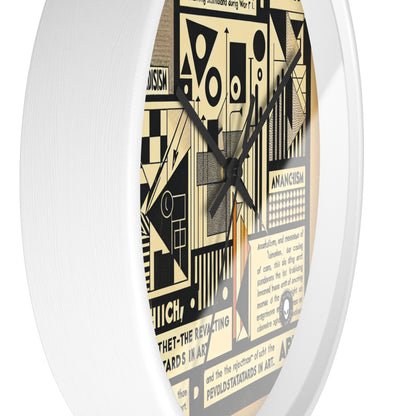 "Dadaist Dreamscape: A Surreal Digital Collage Ensemble" - The Alien Wall Clock Dadaism