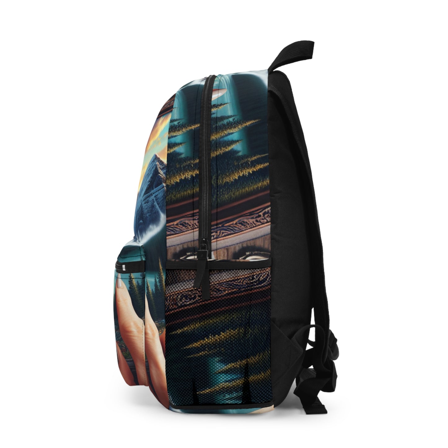 "The Mosaic Portrait: Unveiling Photorealism Through Fragmented Beauty" - The Alien Backpack Photorealism