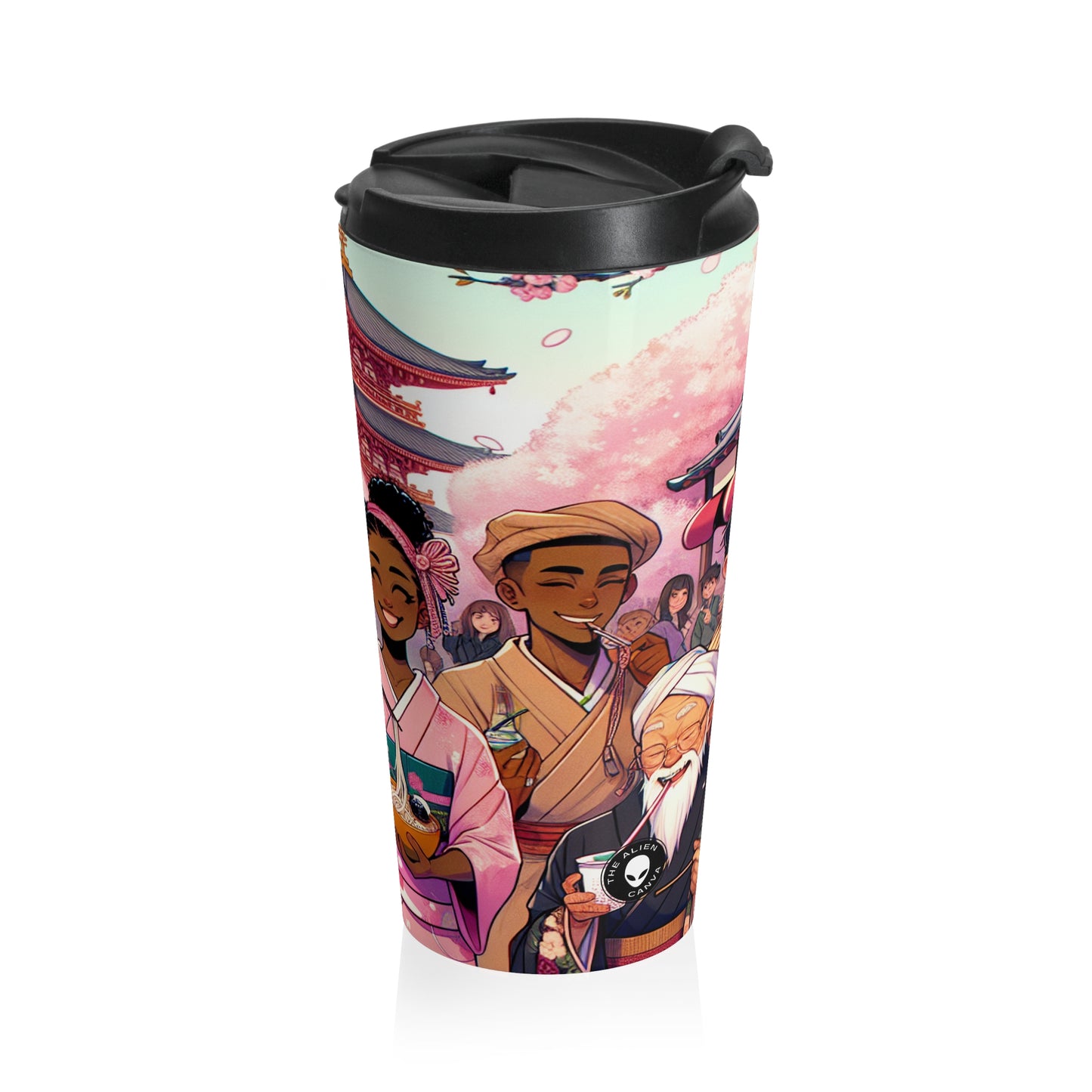 "Brush of Wonders: An Artist's Awakening" - The Alien Stainless Steel Travel Mug Manga/Anime Art