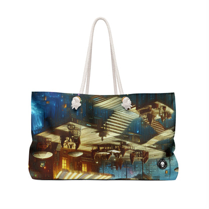 "Kitchen Enchantment: A Whimsical World of Living Objects" - The Alien Weekender Bag Magic Realism