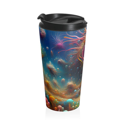 "Enchanting Aquatic Dreamscape" - The Alien Stainless Steel Travel Mug