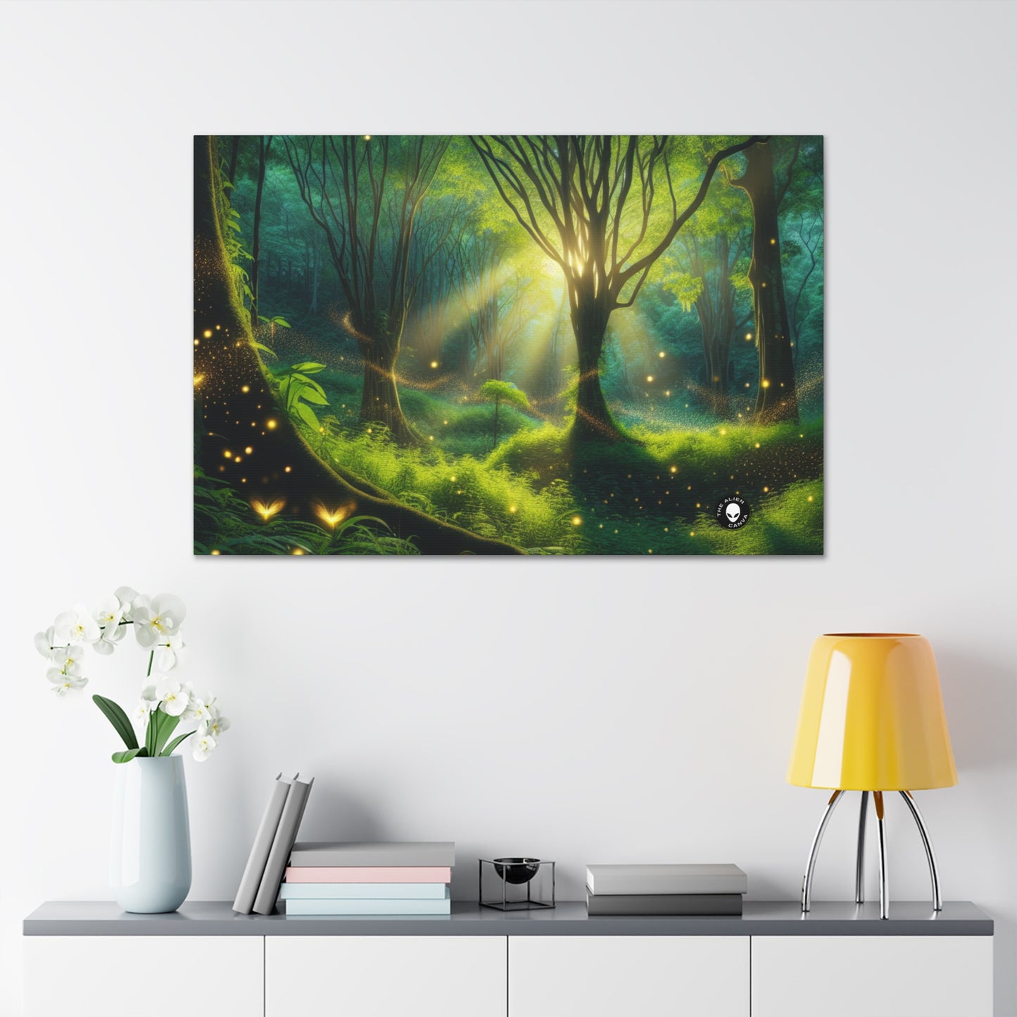 "Glowing Forest Magic" - The Alien Canva