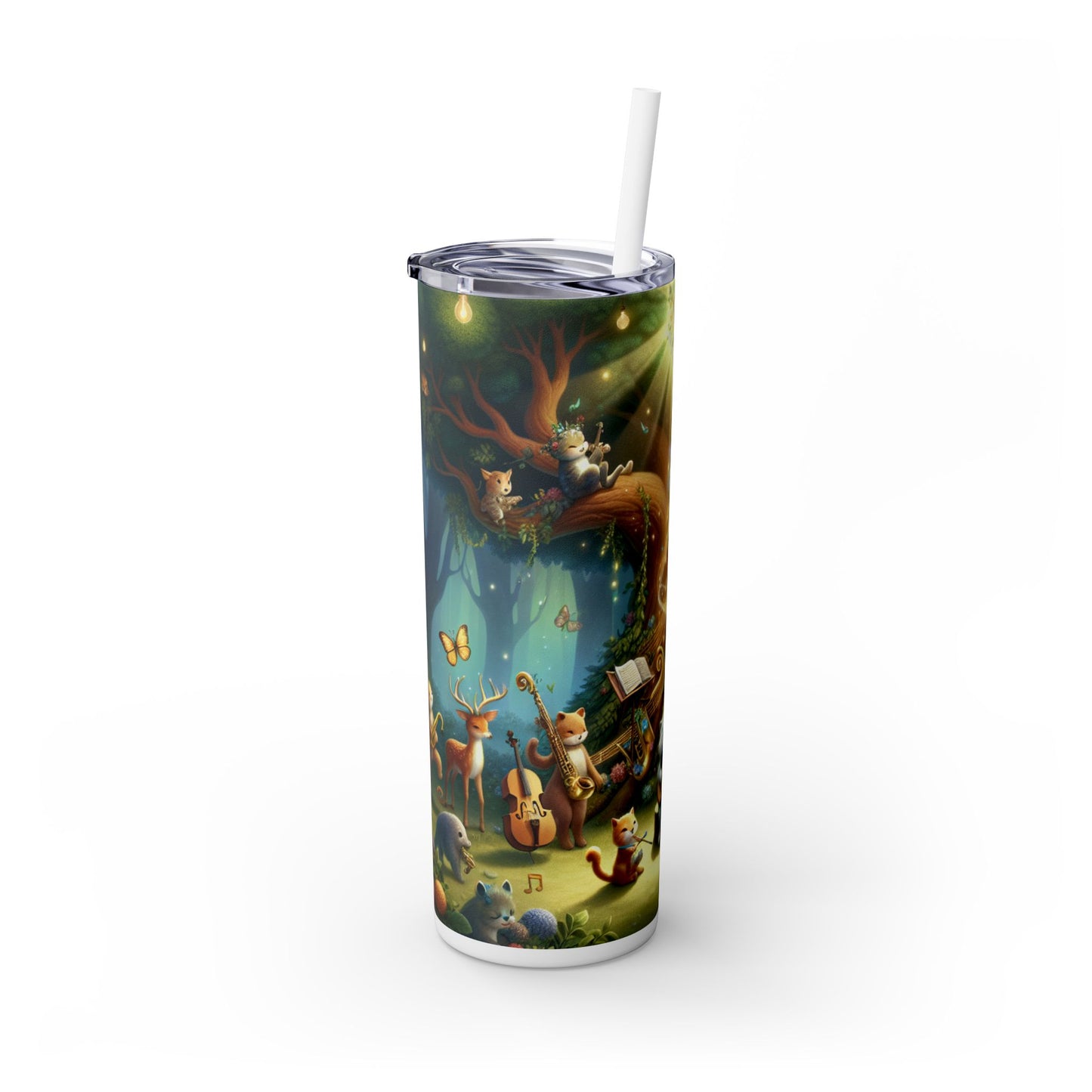 "Confiture de forêt enchantée" - Le verre fin Alien Maars® avec paille 20 oz